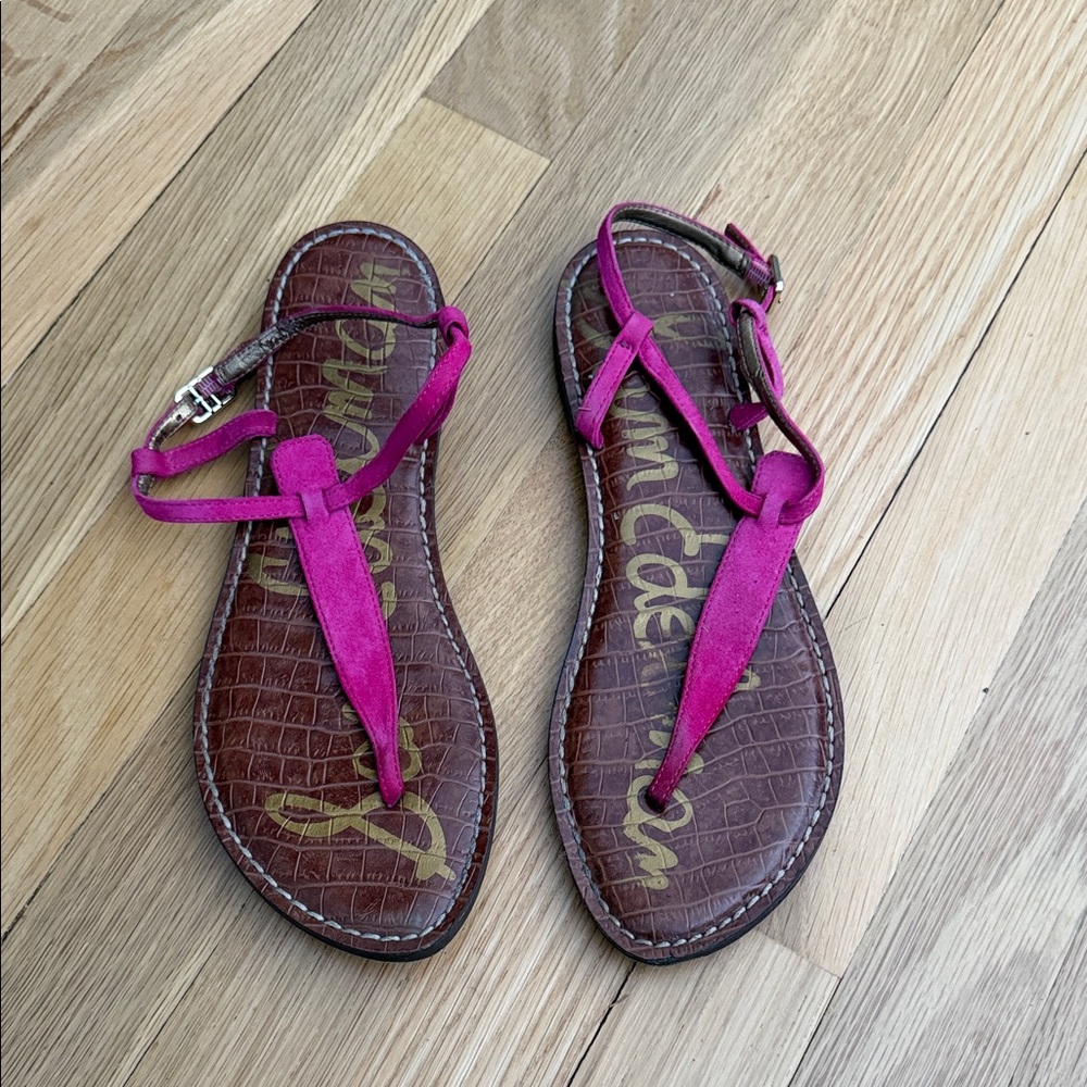 Sam Edelman Fuchsia Strappy Sandals
